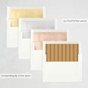 "Fine Frame" - Party Invitations in Onyx by Robert and Stella - Envelope Liner Options