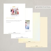 "Summer" - Party Invitations in Tropics by Blustery August - Back of Card Options