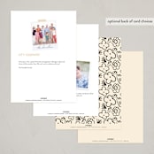 "All grown up" - Party Invitations in Classic by Inkblot Design - Back of Card Options