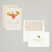 "Cocktail Night" - Party Invitations in Manhattan by Gwen Bedat - Assembled