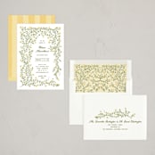 "Summer Garden" - Party Invitations in Limonada by Kamala Nahas - Assembled