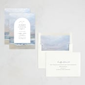 "Cocktails on the Beach" - Party Invitations in Sky by Nicoletta Savod - Assembled