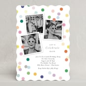"Confetti" - Party Invitations in Confetti by Lori Wemple - Front