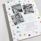 "Confetti" - Party Invitations in Confetti by Lori Wemple - Detail