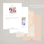 "Then and Now" - Party Invitations in Diamond by Kamala Nahas - Back of Card Options