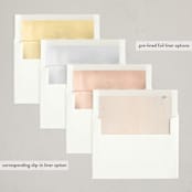 "Then and Now" - Party Invitations in Diamond by Kamala Nahas - Envelope Liner Options