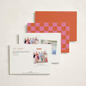 "Party" - Party Invitations in Persimmon by Harriet Richter - Back of Card Options