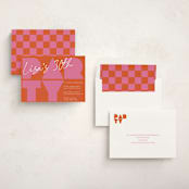 "Party" - Party Invitations in Persimmon by Harriet Richter - Assembled