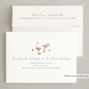 "cocktails and laughter" - Party Invitations in Orchid by Cass Loh - FREE Recipient Addressing