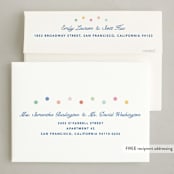 "Confetti party" - Party Invitations in Rainbow by Creo Study - FREE Recipient Addressing