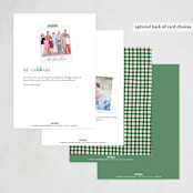"There Will Be Cake" - Party Invitations in Leaf by Ani Somi - Back of Card Options