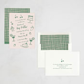 "There Will Be Cake" - Party Invitations in Leaf by Ani Somi - Assembled