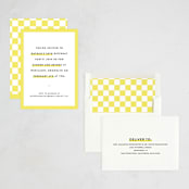 "Highlighter" - Party Invitations in Canary by Adelyn T. - Assembled