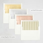 "Checkered China" - Party Invitations in Sage by Robert and Stella - Envelope Liner Options