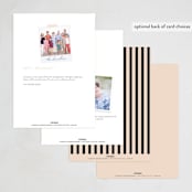"Handwritten" - Party Invitations in Almond by Morgan Kendall - Back of Card Options