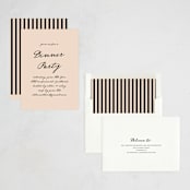 "Handwritten" - Party Invitations in Almond by Morgan Kendall - Assembled