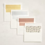 "Formal scallop" - Party Invitations in Palm by Creo Study - Envelope Liner Options