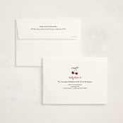 "Cherry Birthday" - Party Invitations in Cherry by Helena Vitto - FREE Recipient Addressing