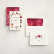 "Lush" - Party Invitations in Magenta by Susan Moyal - Assembled