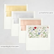 "Wild meadow" - Party Invitations in Elder Flower by Sarah Knight - Envelope Liner Options