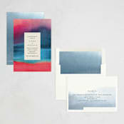 "At Dusk" - Party Invitations in Sunset by Sumak Studio - Assembled