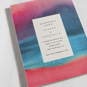 "At Dusk" - Party Invitations in Sunset by Sumak Studio - Detail