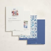 "Amalfi Coast" - Party Invitations in Cerulean by Jenna Holcomb - Back of Card Options