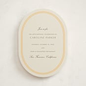 "Bocce" - Party Invitations in Melon by Megan Davis - Front