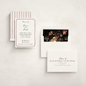 "Handwritten" - Party Invitations in Wine by Cass Loh - Assembled