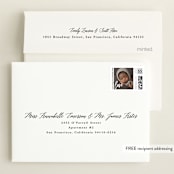 "More to celebrate" - Pregnancy Announcement Thank You Cards in Pearl by Lea Delaveris - FREE Recipient Addressing