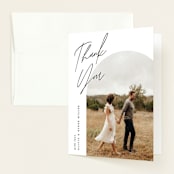 "capture" - Pregnancy Announcement Thank You Cards in Cafe by Pixel and Hank - Front