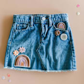 "Boho Rainbow Patch Set" - Patch in multicolor by Jollity and Co