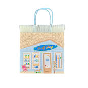 "Surf's Up Party Bag - Set of 8" - Party Favor Bags in multicolor by Jollity and Co