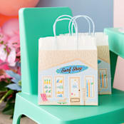 "Surf's Up Party Bag - Set of 8" - Party Favor Bags in multicolor by Jollity and Co