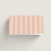 "A Simple Stripe Meal Choice" - Place Cards - Beef in Candy by Susan Zinader - Folded Back of Card