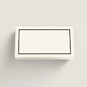 "The Day" - Place Cards - Beef in Noir by mo kelley - Blank front