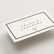 "The Day" - Place Cards - Beef in Noir by mo kelley - Detail