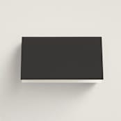 "Panache" - Place Cards in Onyx by Kristie Kern - Folded Back of Card