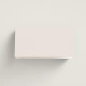 "HONOR" - Place Cards in Ivory by Melanie Kosuge - Folded Back of Card