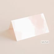 "Sparkling Champagne" - Place Cards in Blush by Kristie Kern - Folded Back of Card