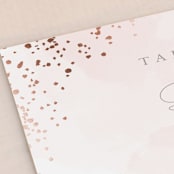 "Sparkling Champagne" - Place Cards in Blush by Kristie Kern - Detail