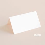 "Framed in Ferns" - Place Cards in Petal by Kristie Kern - Folded Back of Card
