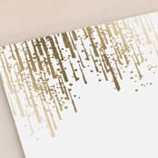 "Sparkle + Shine" - Place Cards in Snow by Kristie Kern - Detail