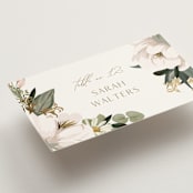 "Country Garden" - Place Cards in Verdant by Susan Moyal - Detail