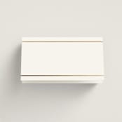 "Opulence" - Place Cards in Pearl by Stacey Meacham - Blank front
