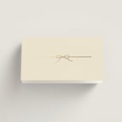 "Bow Tie" - Place Cards in Ivory by Baumbirdy - Blank front