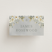 "Love Song" - Place Cards in Meadow by Petra Kern - Front with Free Guest Printing