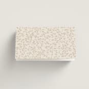 "Trailing Vines" - Place Cards in Almond by Erin L. Wilson - Folded Back of Card