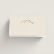 "To Hold" - Place Cards in Ivory by Carolyn Nicks - Blank front