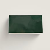 "Garden Serenity" - Place Cards in Greenery by Itsy Belle Studio - Folded Back of Card